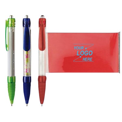 Retractable Click Ballpoint Pen with Banner???