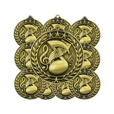 2.5" Custom Die-Struck Antique Medals