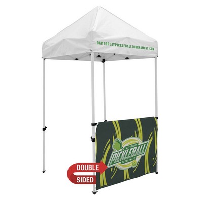 5' Economy Tent Half Wall Kit (Dye Sublimated, Double-Sided)