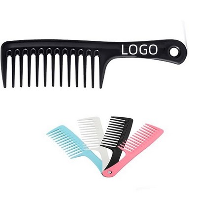 -Wide Tooth Plastic Comb