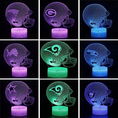 Personalized LED Night Lamp with 3D Illusion Effect