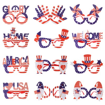 American Flag Decoration Glasses