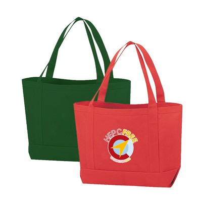 13 oz. Color Cotton Canvas Tote Bag