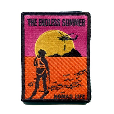 Velcro Backing Embroidered patch in 2"