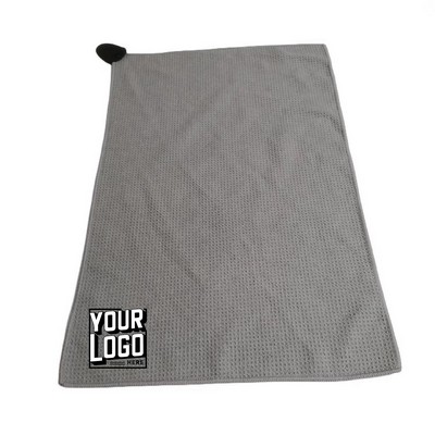 Magnetic Closure Microfiber Golf Towel