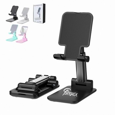 Angle Height Adjustable Cell Phone Holder with Silicon Pads