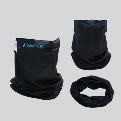 Summer Polyester Neck Gaiter Face Mask Bandanna with Ear Loops