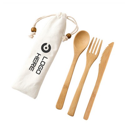 Bamboo Cutlery Set