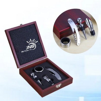 4-Piece Wine Accessories Set for Wine Enthusiasts