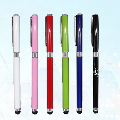 Metal Ballpoint Pen with Stylus