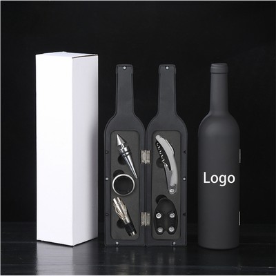 Bottle Shaped Wine Opener Set