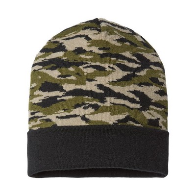 Cap America® USA Made Camo Cuffed Beanie