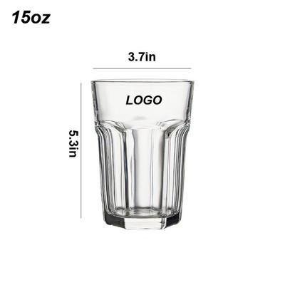 15Oz Hexagonal Beer Glass