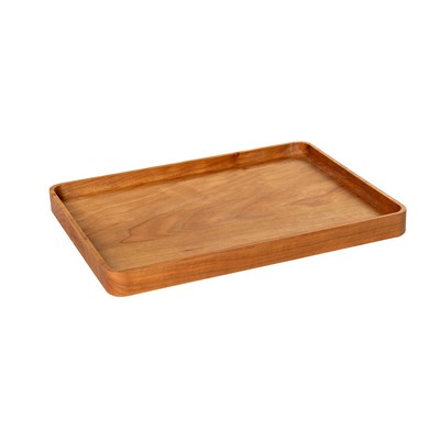 Cherry tray with edge 12x9x1