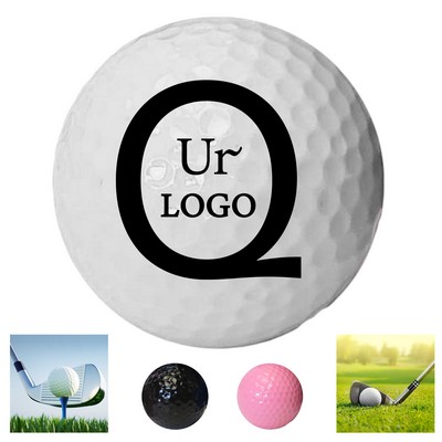 Black Golf Practice Ball Double Layered