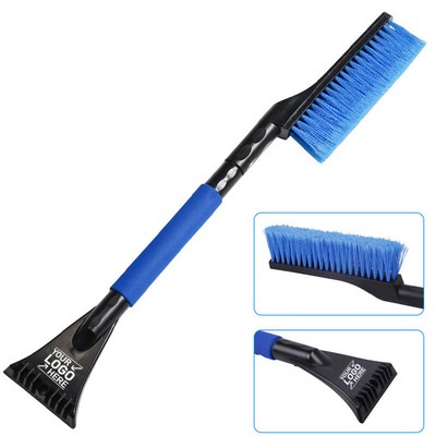 2-in-1 Retractable Windshield Ice Scraper and Snow Brush