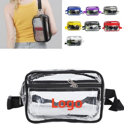 Custom Clear Sling Bag Crossbody Sport Pack