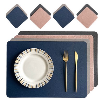 Wipeable Leather Placemat