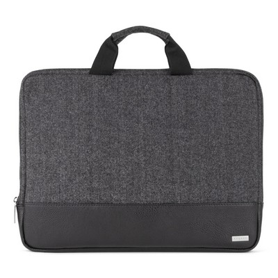 Bugatti Bugatti-Matt Soft Computer Sleeve-Black/Grey