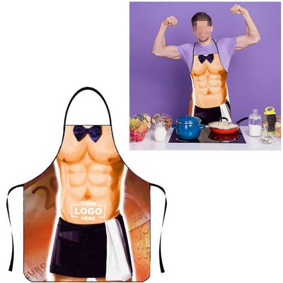 Adjustable Funny Cooking Apron with Waist Ties