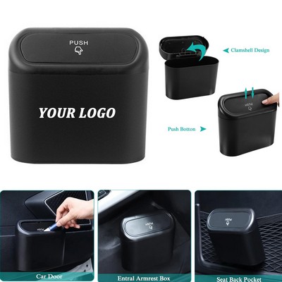 Car Trash Can with Lid