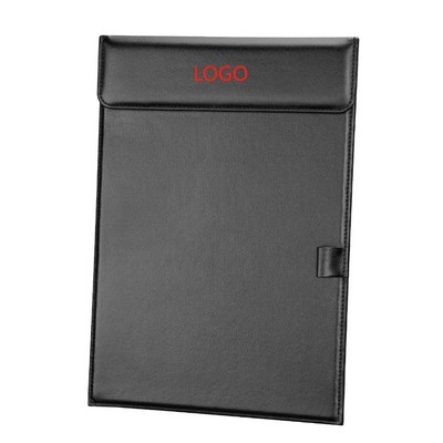 PU Leather Hardboard Office Clipboard