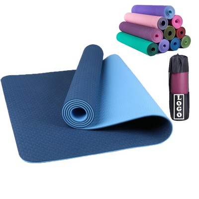 Two-Tone Non Slip Yoga Mat