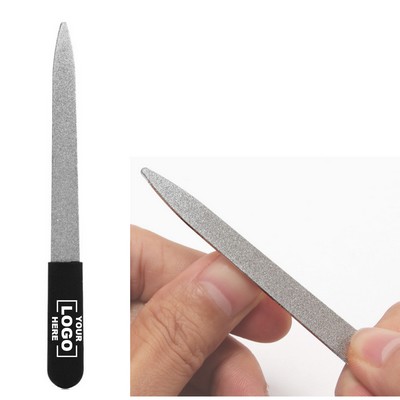 Compact Metal Nail File for Pocket Use