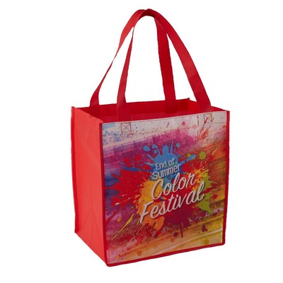 Sublimated Non-Woven Grocery Tote Bag