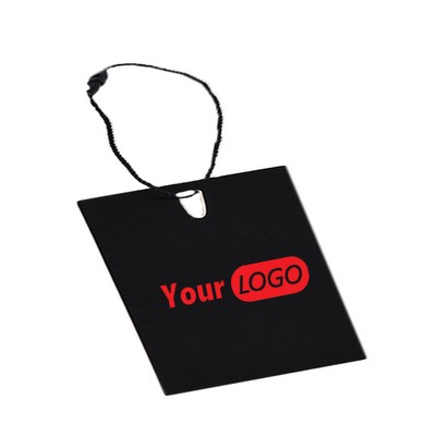 2"X2" 400G Coated Film Elastic Rope Hanging Tag