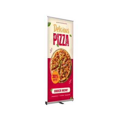 24"W x 80"H Monza™ Fx Retractable Banner Stand Kit, Fabric