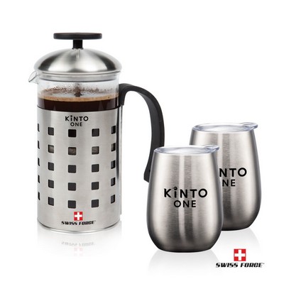 Swiss Force® Coffee Press & Vivaldi Cups