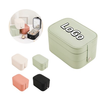 Three - Layer Portable Jewelry Box