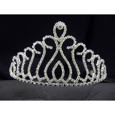 Crystal Waterfall Tiara (3 1/4" High)