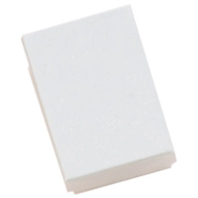 White Swirl Cotton Filled Box (2 7/16"x 1 5/8"x 13/16")