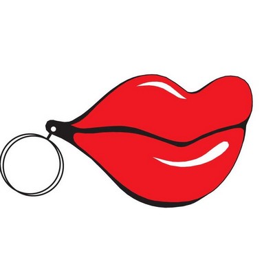 Lips Executive Keychain w/Mirrored Back (12 Square Inch)