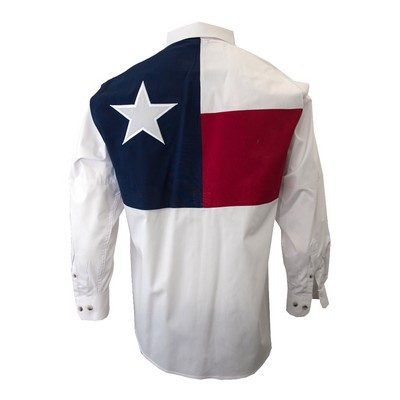 Texas Flag Long Sleeve Fishing Shirt