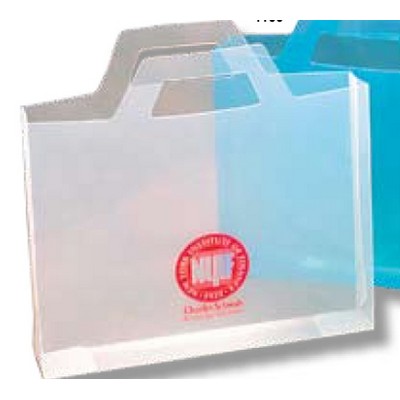 Tinted & Frosted Open Tote Bag (15"x11 1/2"x2 1/4")