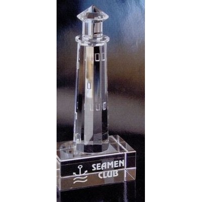 Optic Crystal Lighthouse Award