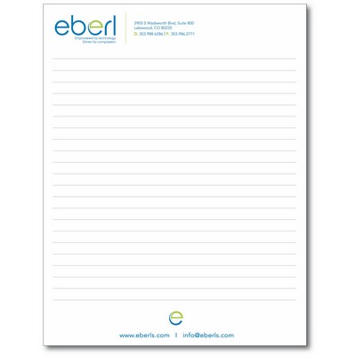 8 3/8" x 10 7/8" 25-Sheet Notepad