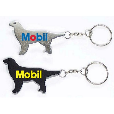 Dog Aluminum Bottle Opener with Keychain