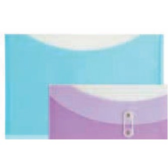 Blueberry Blue 2 Pocket Poly Envelope