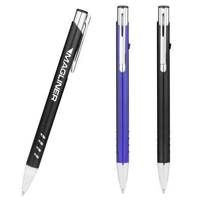 Solana Ballpoint Click Action Pen (Black)