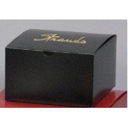 Tinted Gloss Black Tuck-It® One-Piece Folding Gift Box (4"x4"x2")