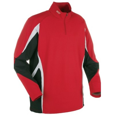 Men's Fast-Track Long Sleeve Zipneck Shirt