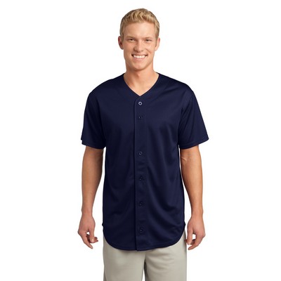 Sport-Tek® Men's PosiCharge® Tough Mesh Full-Button Jersey