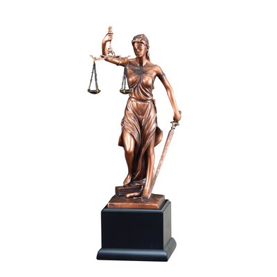 Lady Justice - 13-1/2" Tall