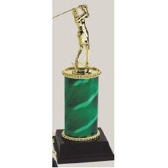 12" Oval or Rectangle Column Trophy