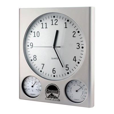 Weather Station Wall Clock