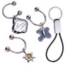 Stock Horseshoe Key Chain w/Butterfly Charm